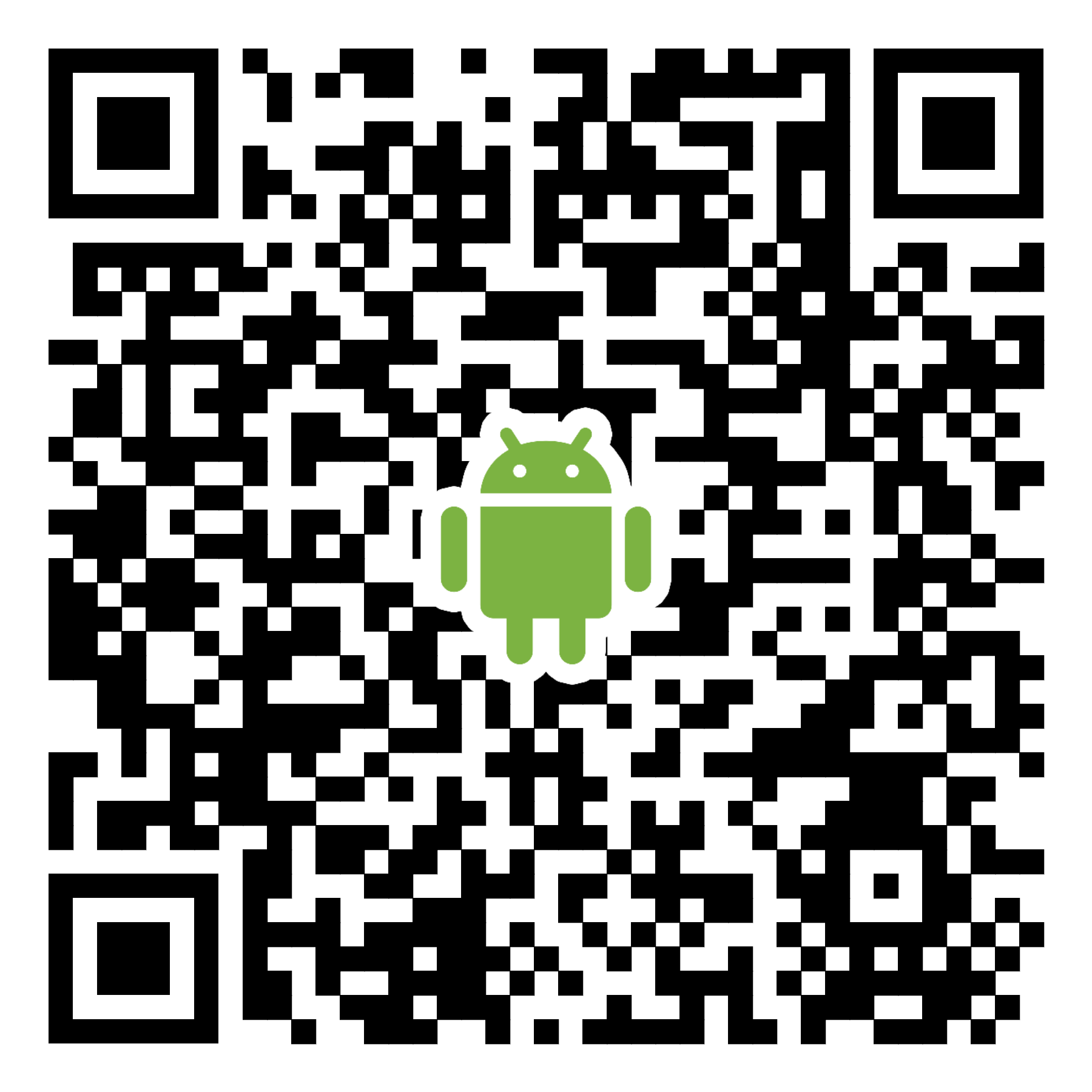 Scan the QR to download the android app